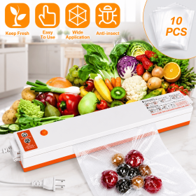 Electric Vacuum Sealer Machine Household Automatic Food Vacuum Sealer Quick Sealing System Machine For Food Dry Moist Food