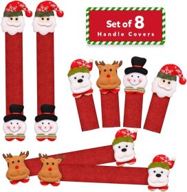 Christmas Refrigerator Handle Covers Set of 8