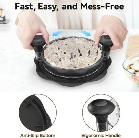 10" Pro Chicken Shredder Tool Twist Large for Kitchen, BPA-Free Food-Safe Meat Grinder