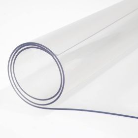 Clear Table Protector Mat -1.5mm Thickness Waterproof Heavy Duty PVC Table Cover For Dining Room Table (Option: 40x40inches)